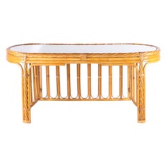 Rattan Esstisch
