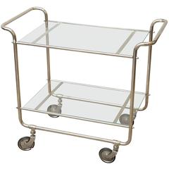 Glass and Chrome Bar Cart 6
