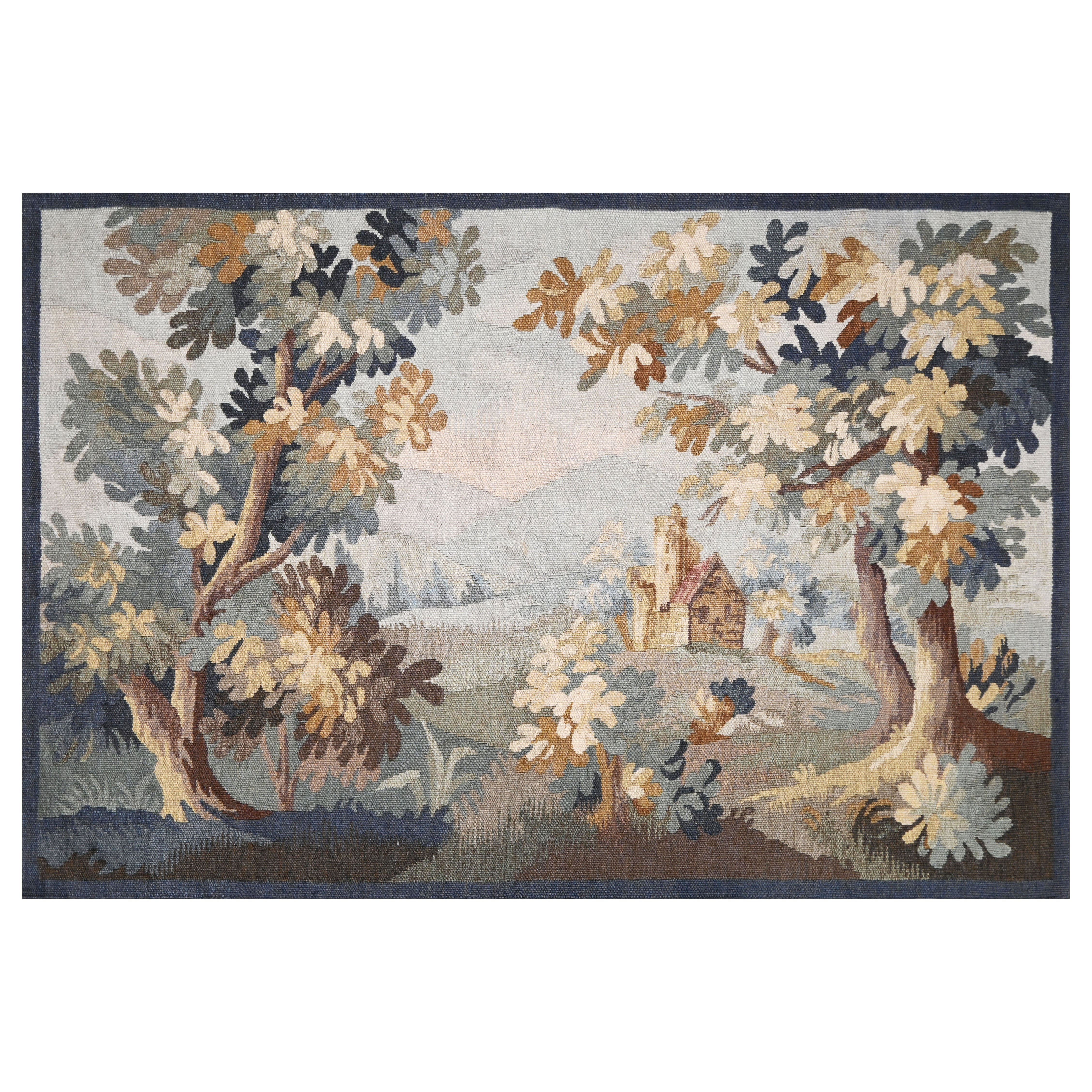 Tapiz francés de Aubusson, circa 1940 - L165xh108cm - No. 1520