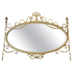 Ornate gilt 19th Century Overmantel Mirror