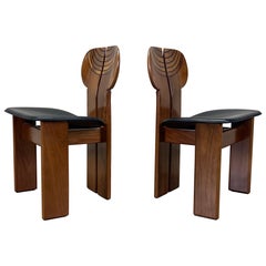 Pair of Africa Chairs by Afra & Tobia Scarpa for Maxalto