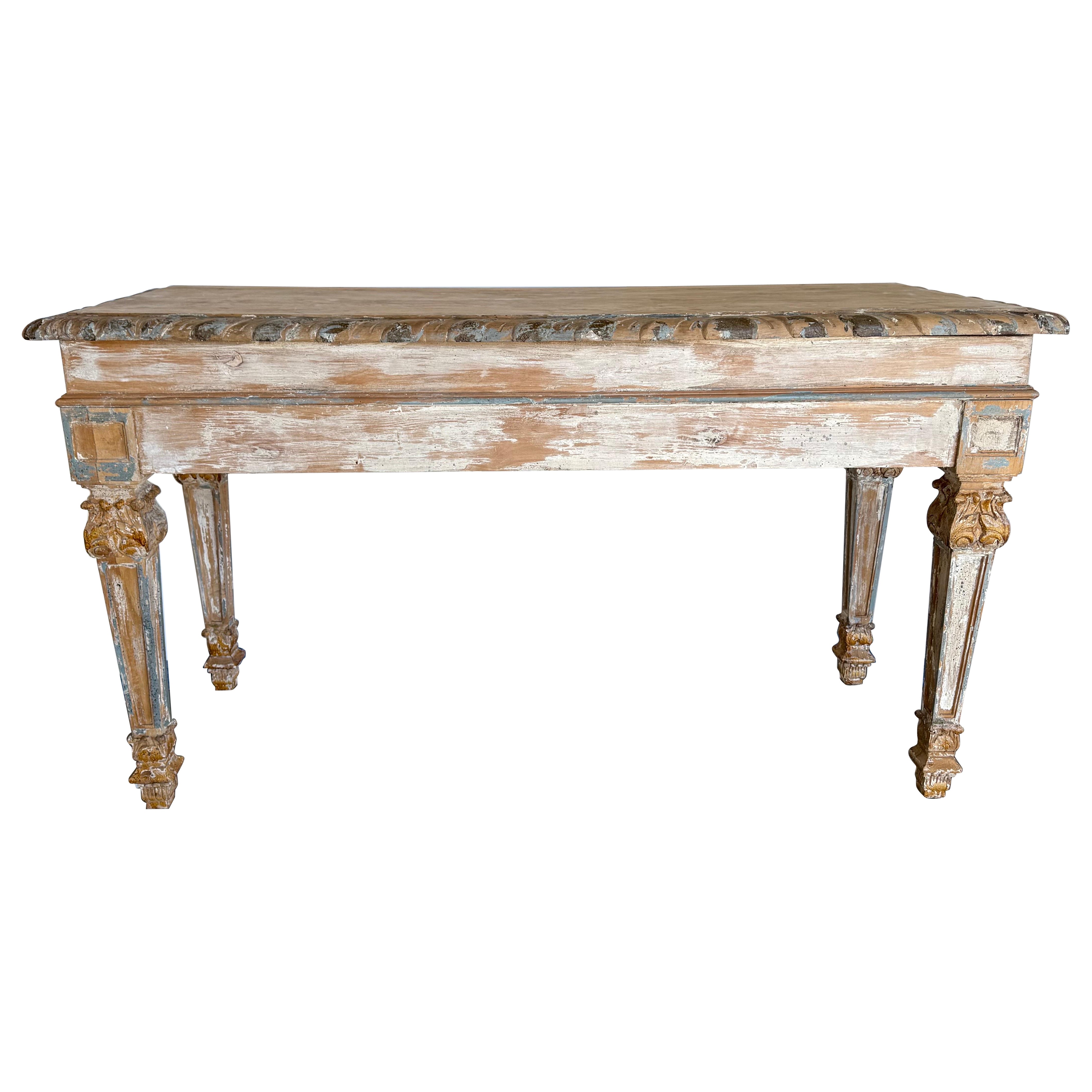 Gustavian Style Painted Console-Pair Available if Needed For Sale