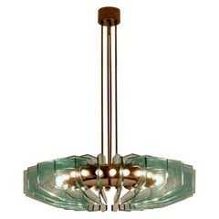 Vintage Impressive 24 light chandelier Italy c1960