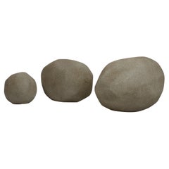 Set of three Moon Rock Lamps attributed to André Cazenave