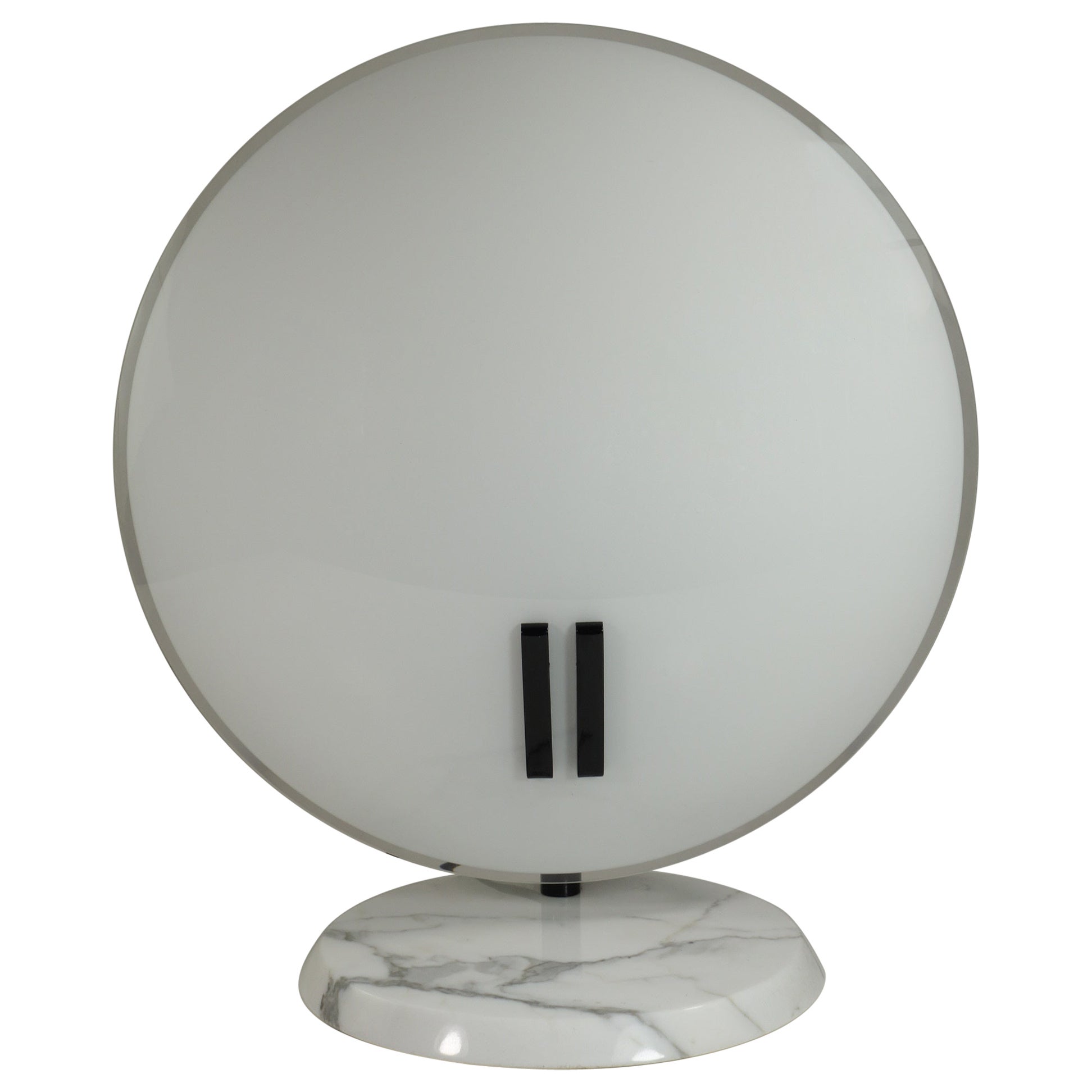 "Perla" Bruno Gecchelin O-Luce 1980 Lampada da tavolo di design italiano postmoderno
