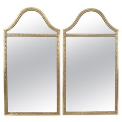 Pair of 20th Century Italian Brass Mirrors