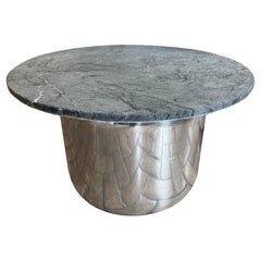 Paul Mayan for Habitat Aluminum Table with Marble Top