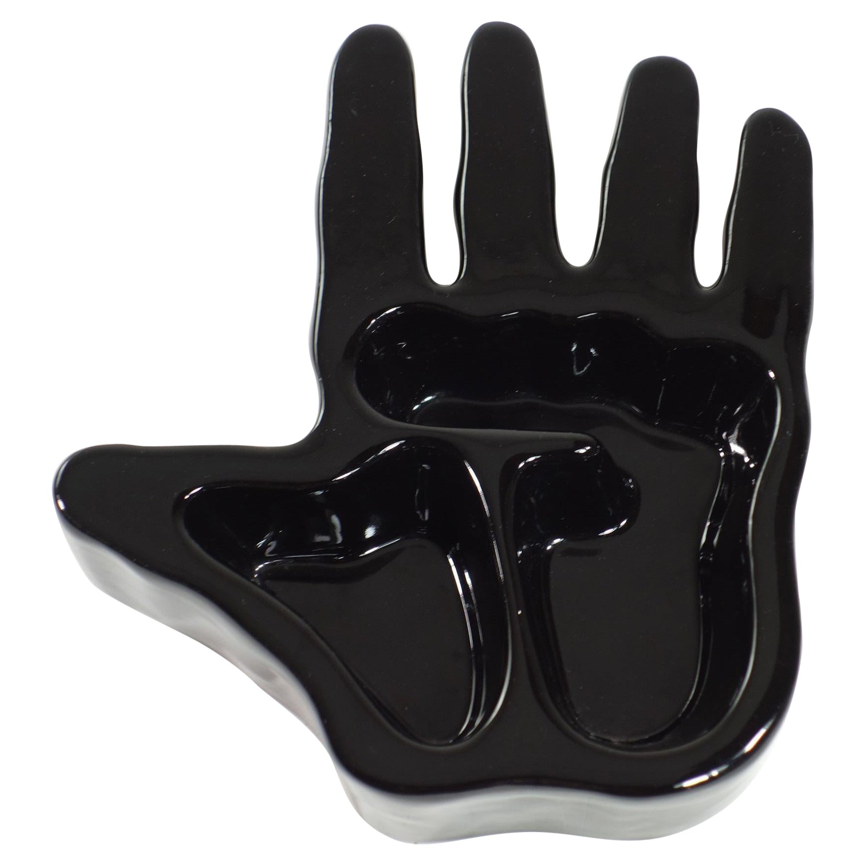 1970 Richard Ingersoll Design italiano in ceramica BlackHand