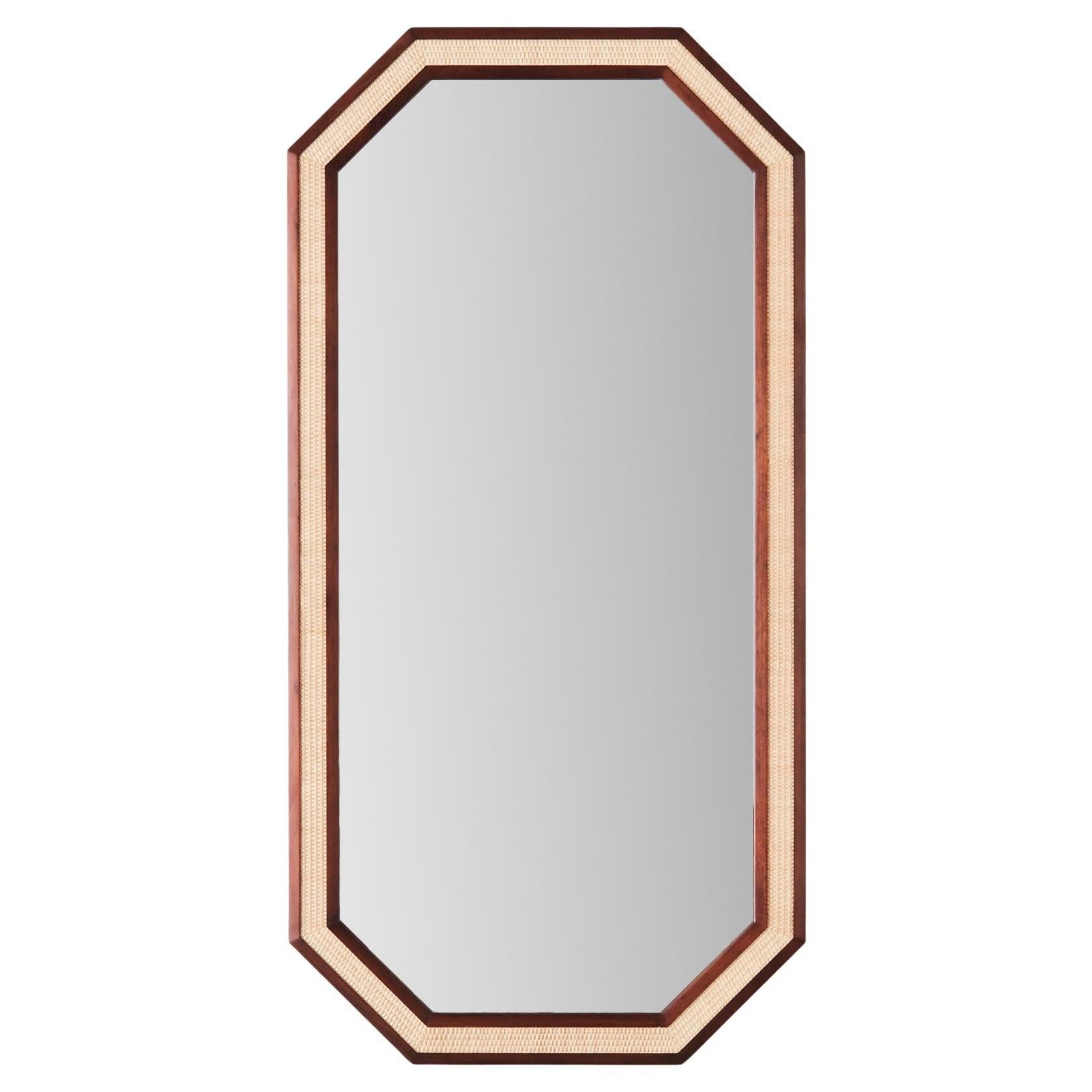 Rattan Mirror Large