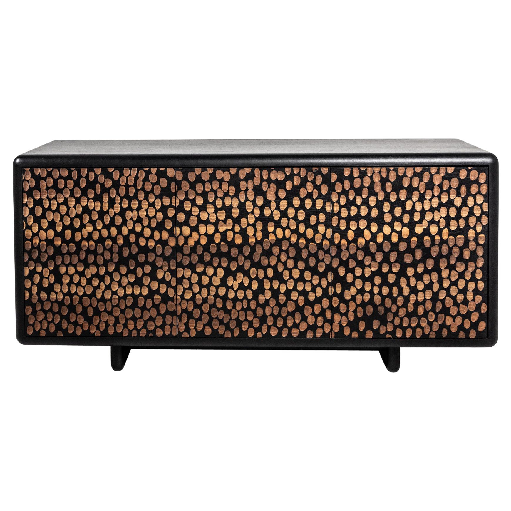 Mobley MK2 Cabinet 003 - Hand Carved Cabinet Made from Solid Walnut XL