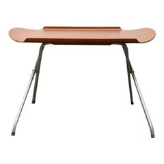Mid-Century Teak Folding Tray Table From f.m. Produkt, 1960s
