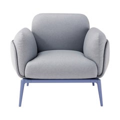 Fauteuil contemporain 'Brooklyn' 007 Light Grey