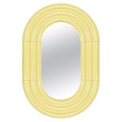 Contemporary Keramik-Spiegel 'ELO' von Pani Jurek, 60-90 Mellow Yellow