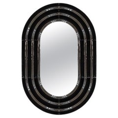 Contemporary Keramik-Spiegel 'ELO' von Pani Jurek, 60-90 Schwarz