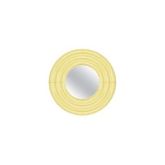 Contemporary Keramikspiegel 'ELO 1' von Pani Jurek, 60 Mellow Yellow
