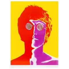Affiche vintage originale de John Lennon pour le magazine Richard Avedon, 1967