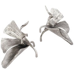 Marc Bankowsky, Ginkgo, Pareja de candeleros de bronce, Francia, 2008