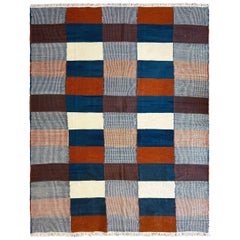 8x10 Ft Modern Handwoven Scandinavian design Rug. Custom Options Available