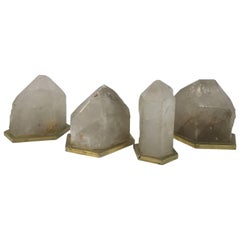 Massive Faceted Clear Quartz Elements/ Lights (3 Available)