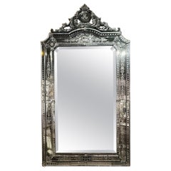 Early 20th Century Etched Venetian Mirror
