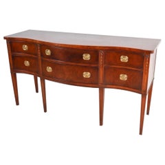 Antiguo Aparador Credenza Buffet de Caoba Estilo Federal
