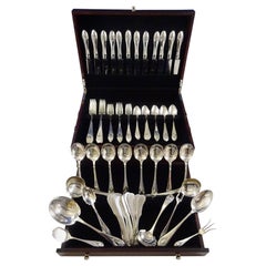 Mount Vernon by Lunt Silver Set di posate in argento per 12 persone Servizio 91 pezzi