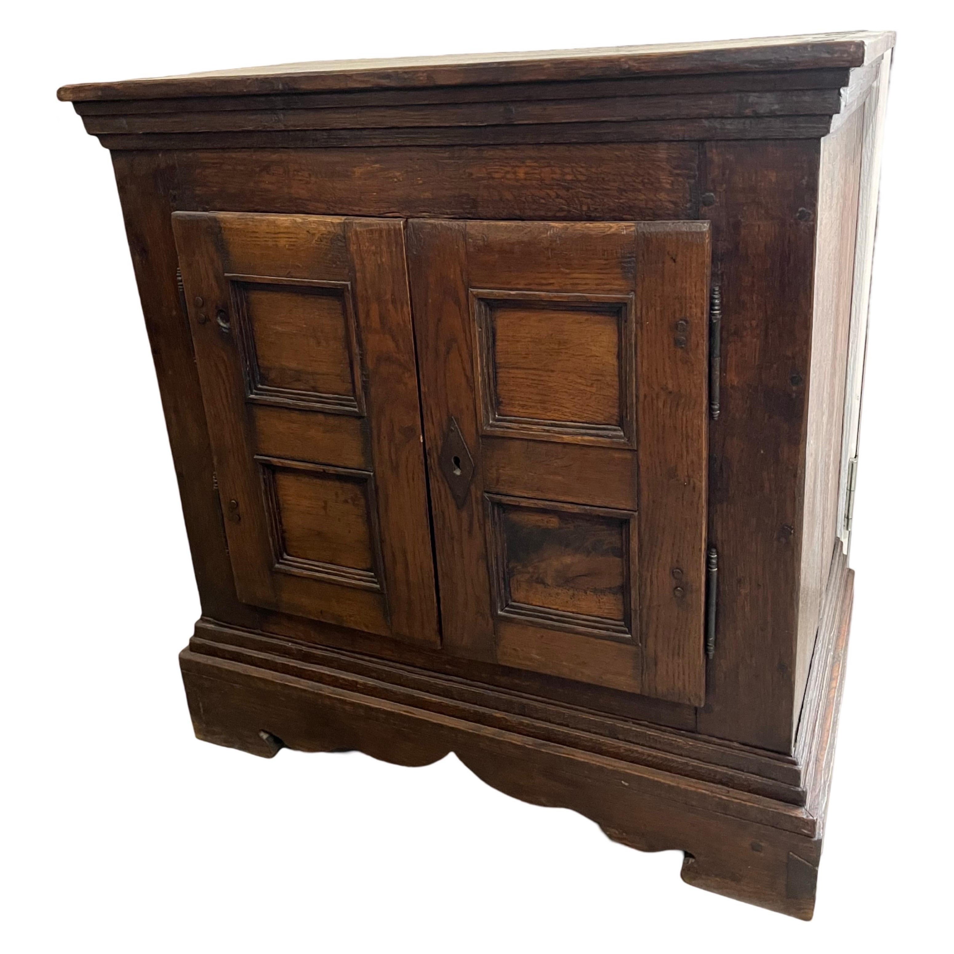 18th Century Dutch Oak Cabinet