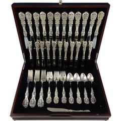 Francis I Reed & Barton Sterling Silver Flatware Service for 12 Set 60 Pieces