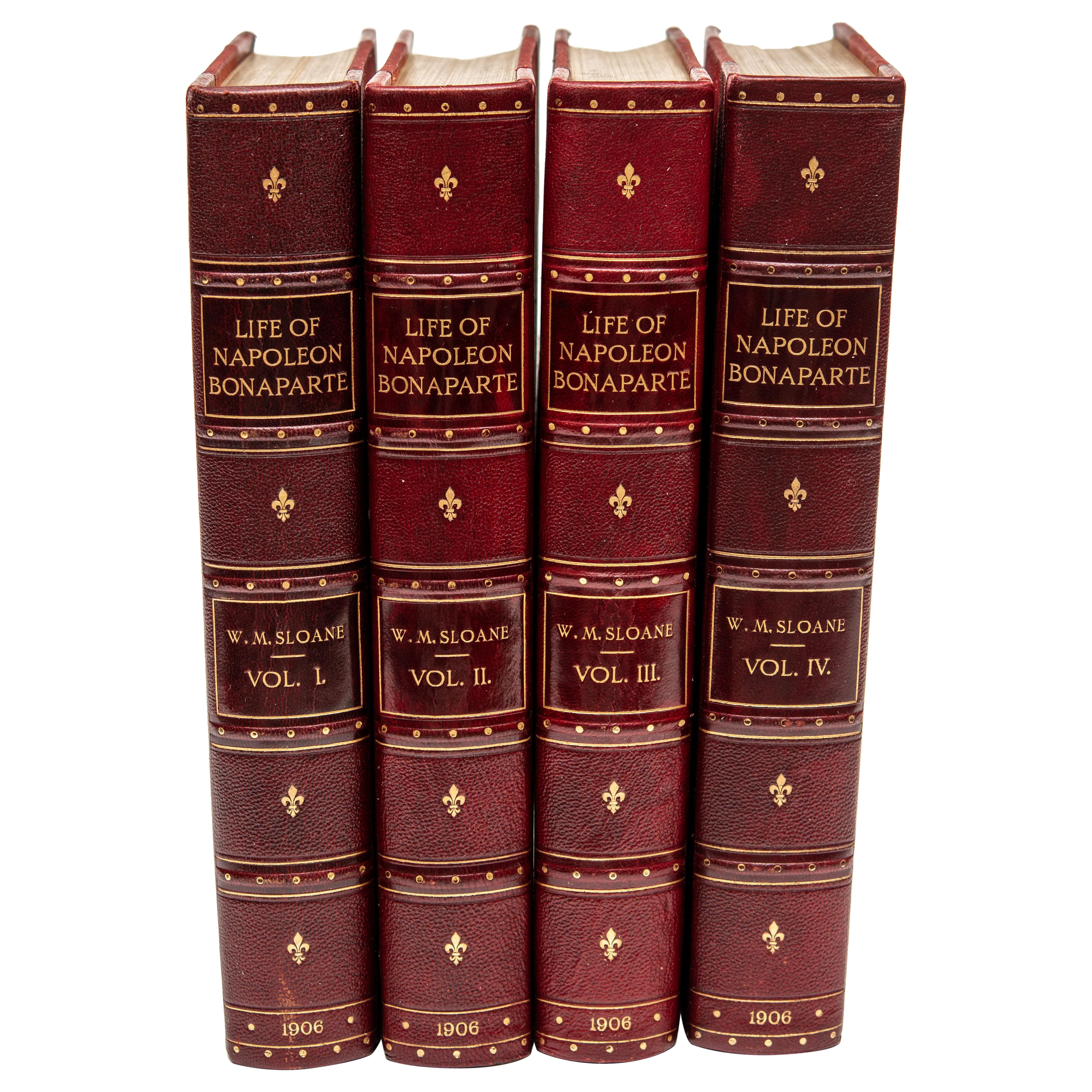 4 Bände. Sloane, William M. Leben von Napoleon Bonaparte.