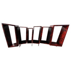 Sideboard Jan Italian Design Modern Handmade Wood and Resin Sculpture