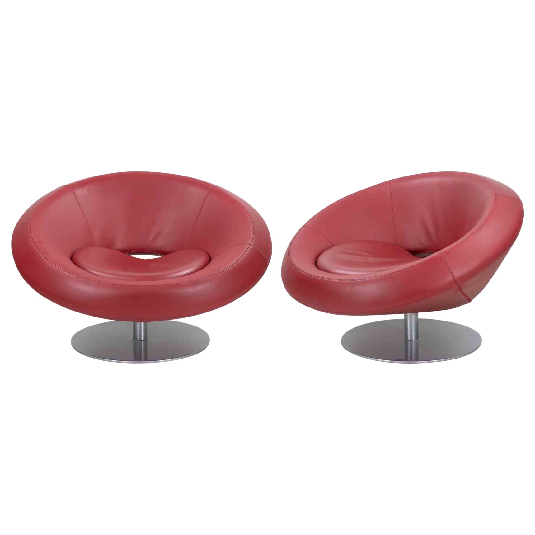 Pair of Arketipo Moon Chairs by Manzoni & Tapinassi, italy, 2000s