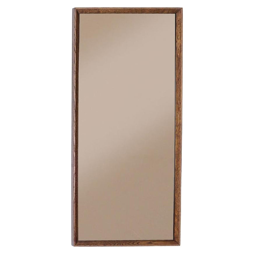 Miroir en bronze encadré de bois - taille moyenne - REGULAR