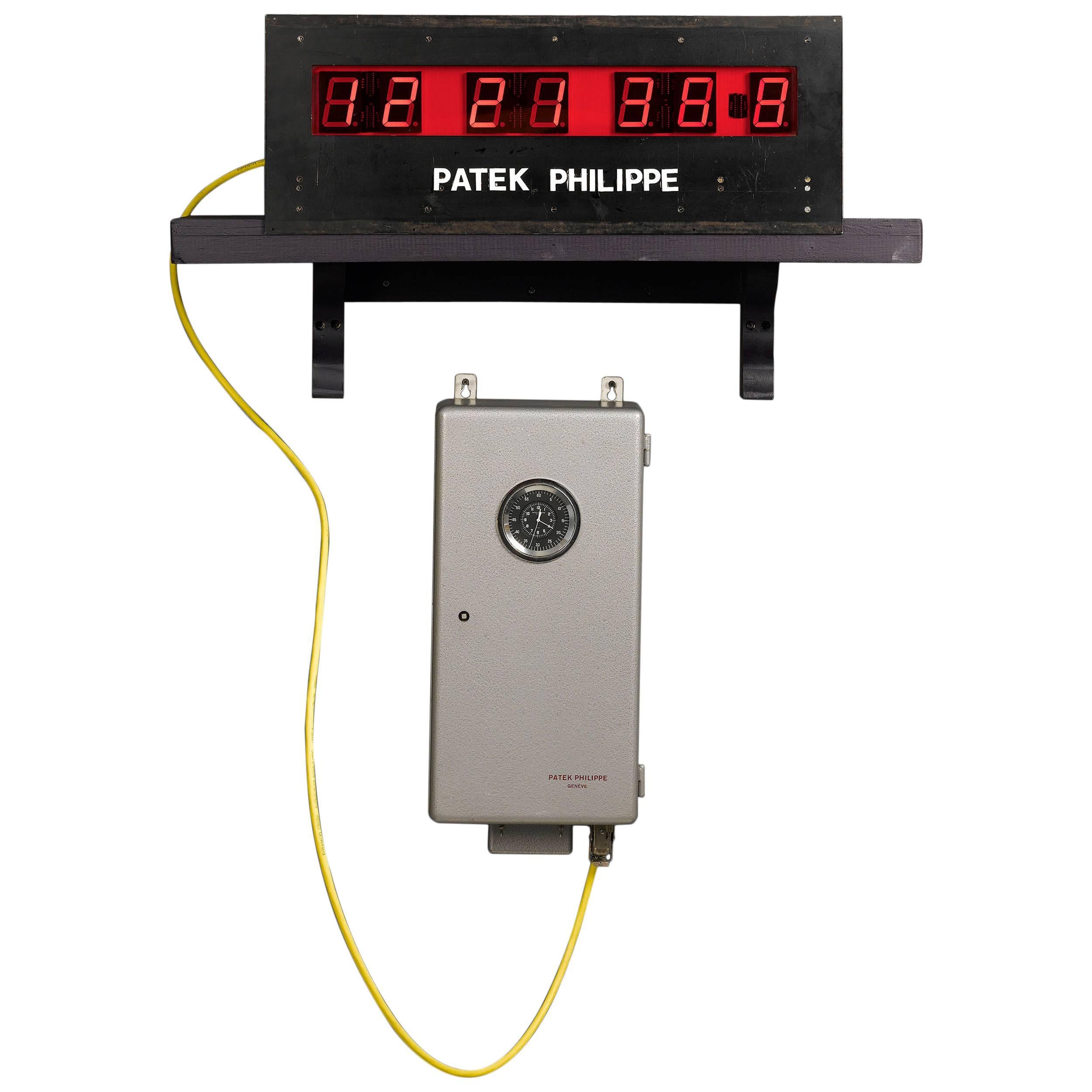 Patek Philippe Electronic Master Clock and Digital Display