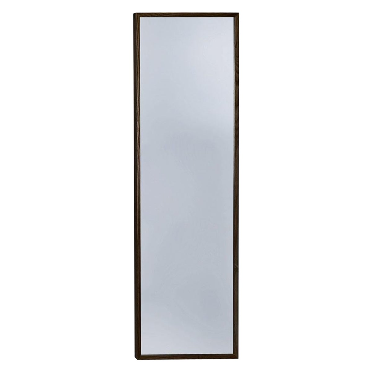 Miroir fumé encadré en bois - Long - EDGE