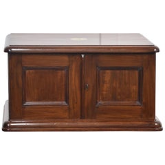 Mahogany collectors cabinet