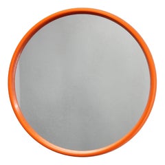 Vintage 1970s Round Mirror , Italy