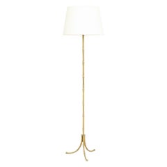 Bronze Bamboo Floor Lamp