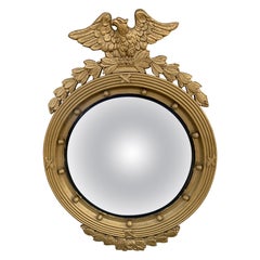 Espejo Convexo American Federal Giltwood Eagle Bullseye