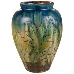 Antique Vase by Thorvald Bindesbøll Art Nouveau, Denmark, circa 1891