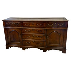 Antique George III 18th Century Outstanding Quality Oak Welsh Dresser