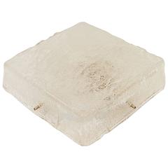 ERCO Square Ice Glass Flush Mount