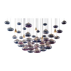 Lampada a sospensione ovale piccola di Rock and Soar