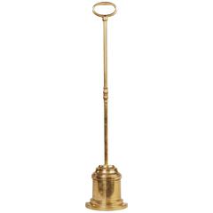 Overscale Tall Regency Brass Door Stop 1