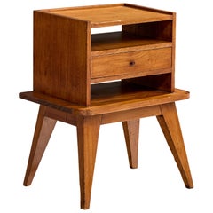 Brazilian Designer, Side Table, Wood, Brazil, 1950s