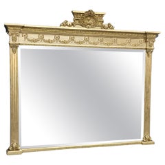 Victorian Gilt Overmantle Mirror