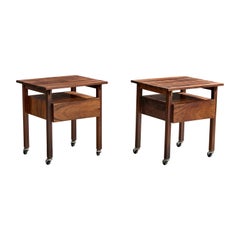 Fatima Arquitetura e Interiores, Side Tables, Wood, Brazil, 1960