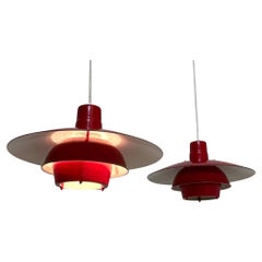 Industrial style UFO lamps a pair