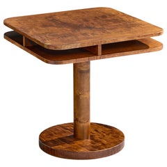 Swedish Designer, Side Table, Birch, Sweden, 1930s