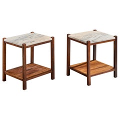 Celina Decorações, Tavolini, Legno, Marmo, Brasile, anni '60