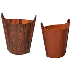 Two Wastepaper Baskets by P. S. Heggin Norway, circa 1965 2